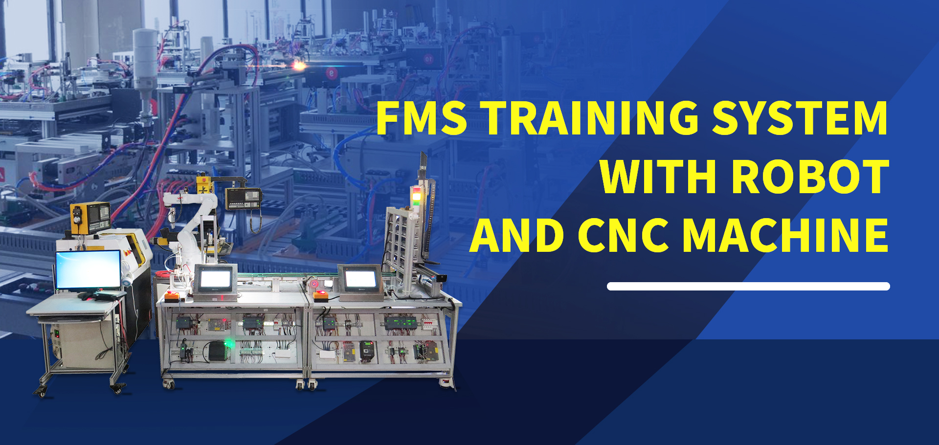 Équipement de formation de mécatronique de système de formation de Minrry FMS pour l
