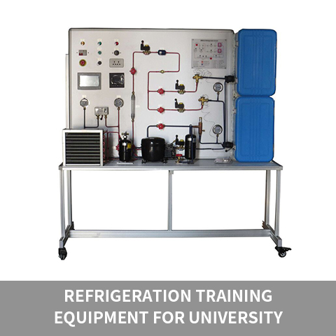 Equipamento de treinamento em refrigeração para centros de treinamento universitário e vocacional