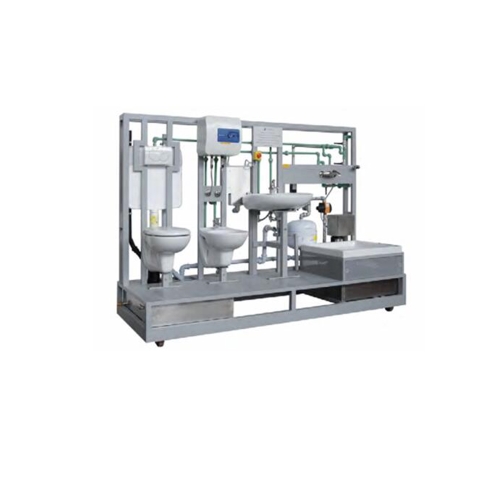 Kit de montagem de sistemas hidro-sanitários equipamentos educacionais equipamentos de treinamento vocacional equipamentos de laboratório de mecânica de fluidos