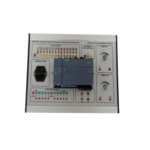 PLC compacto 16 entradas salidas equipo de laboratorio eléctrico Equipo de formación profesional