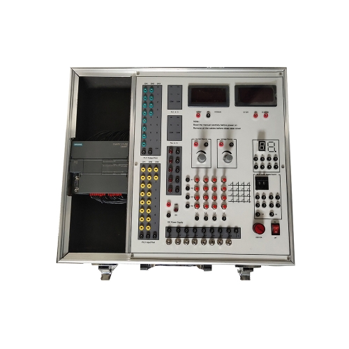 Controlador de lógica programável caixa de experiência de controlador de lógica equipamento de treinamento profissional elétrica e eletrônica