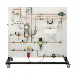 Démonstrateur d'installation d'eau potable Équipement de formation professionnelle Équipement didactique Équipement de laboratoire thermique