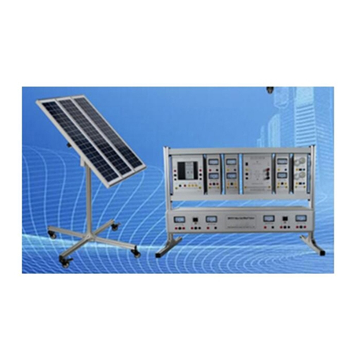 Generación de energía solar Equipo de Entrenamiento Entrenador automático eléctrico Equipo educativo Equipo de Laboratorio Eléctrico