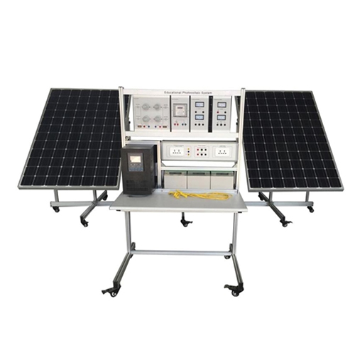 Equipo didáctico del sistema solar fuera de la red 1KW, equipo de entrenamiento renovable