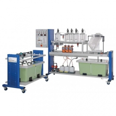 Coagulation, Flocculation And Settling Pilot Plant Educational Equipment Vocational Training Equipment Water Treatment Trainer