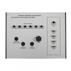 Sistema automático de aquisição de dados de mesa Equipamento de laboratório elétrico Equipamento de treinamento técnico