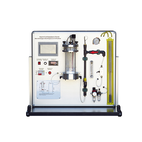 Dispositif pédagogique pour l&#39;étude des échanges thermiques en lit fluidisé Matériel de laboratoire d&#39;hydrodynamique Matériel didactique