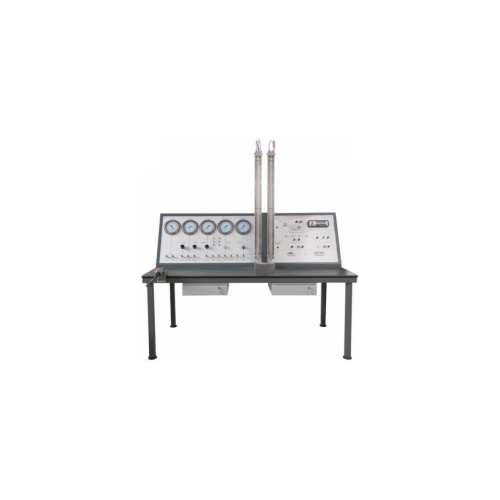 Calibración de instrumentos electrónicos y neumáticos Entrenador de control de procesos Equipos didácticos