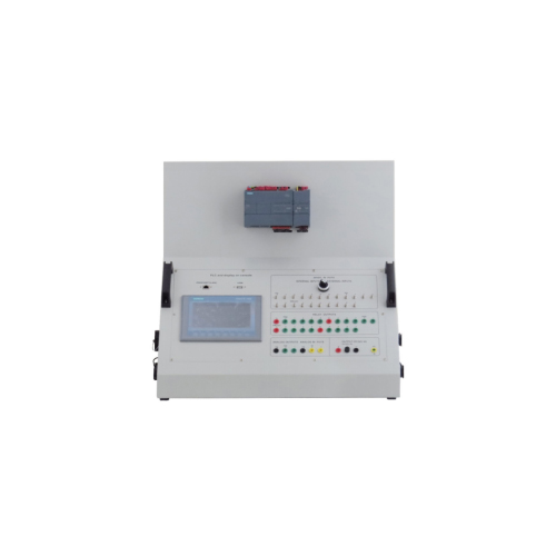 PLC And Display On Console Educational PLC Training Equipment Teaching Equipment