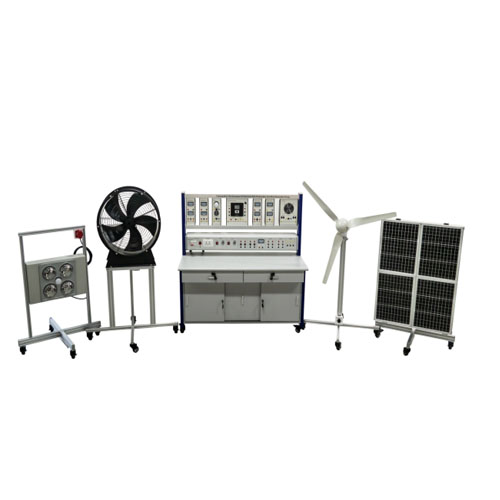 Training Kit In The Generation Of Electricity With Photovoltaic And Wind Renewable Energy Renewable Training Equipment Teaching Equipment