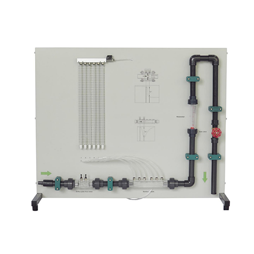Venturimeter, Orifice Plate, Rotameter Flow Measure Hydrodynamics Laboratory equipment Teaching Equipment Didactic Equipment