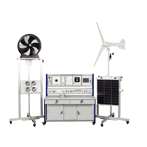 Entrenador de Energía Solar Eólica con Conexión a Red Eléctrica Equipos de Formación Renovables Equipos Didácticos Equipos de Formación Profesional