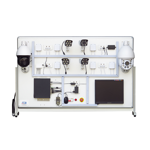 Equipamentos de ensino para videovigilância e gravação de vídeo, automação predial, equipamentos didáticos, equipamentos educacionais.