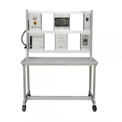 Equipamento didático para controle de acesso por vídeo, automação predial, treinamento profissional, equipamentos de ensino.