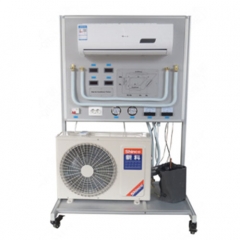 Bancada de formação para ar condicionado individual de 24.000 BTU, equipamento educativo para laboratório escolar, equipamento de ensino, formação em refrigeração.