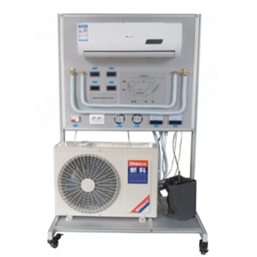 Bancada de formação para ar condicionado individual de 18.000 BTU, equipamento didático para educação profissional, equipamento de formação em refrigeração.
