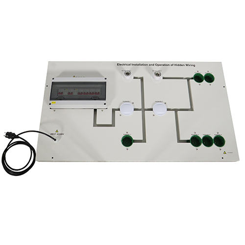 Electrical Installation and Operation of Hidden Wiring Educational Lab Equipment Demonstrational Equipment Electrical Installation Lab