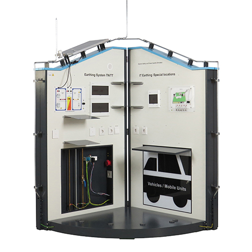 Simulador de seguridad eléctrica y calidad de energía Equipo didáctico Materiales didácticos Equipo de capacitación para redes inteligentes