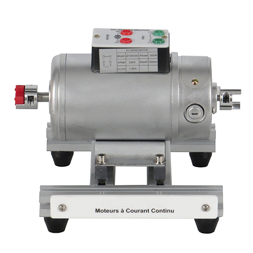 Ferramentas e equipamentos para formação profissional em motores de corrente contínua, equipamentos para formação industrial, formação em competências elétricas.