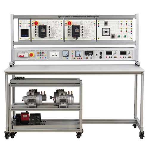 Synchronous Generator Drive Training Unit Educational Lab Equipment Demonstrational Equipment Electrical Installation Lab