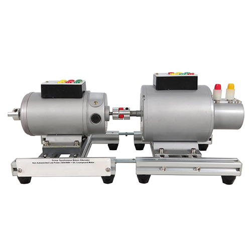 Group: Synchronous Motors Alternator Non Autoexicited Low Power 230V/400V + DC Coumpound Motor Educational Lab Equipment Demonstrational Equipment Electrical Installation Lab