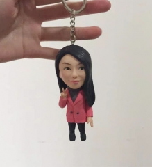 Custom keychains bobblehead