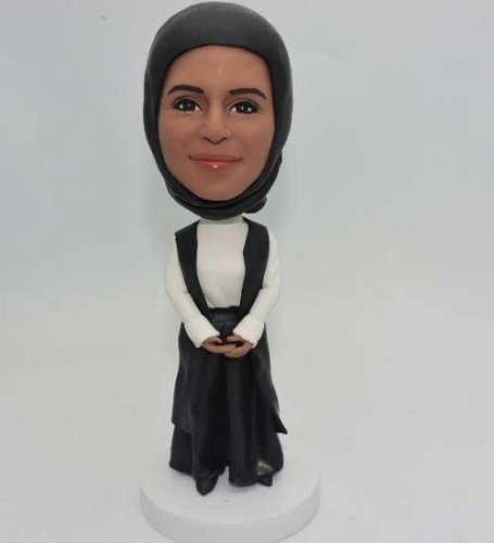 Custom Female Bobblehead with hijabs