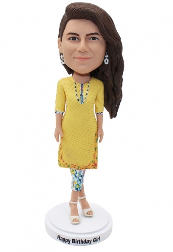 Custom Bobbleheads in Indian Tunic