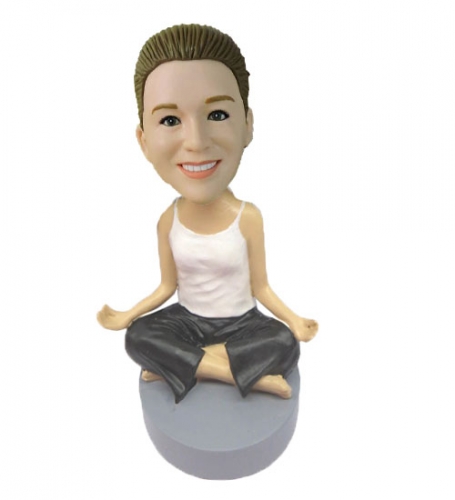 Yoga Bobble Head Personalized doll