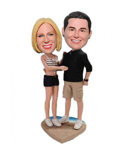 Custom Couple Bobbleheads from Picture