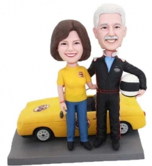 Bobbleheads Racing Couple Gifts
