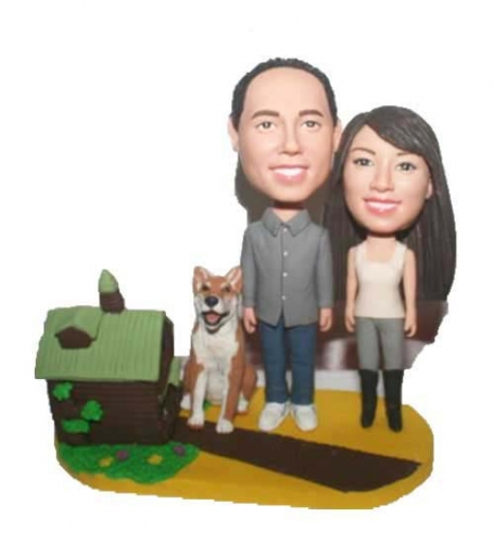 Personalized Bobbleheads Couple