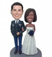 Custom Army Wedding Bobbleheads