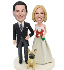 Custom cake toppers with dog