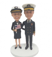 Custom Wedding Cake toppers in ASU Uniform