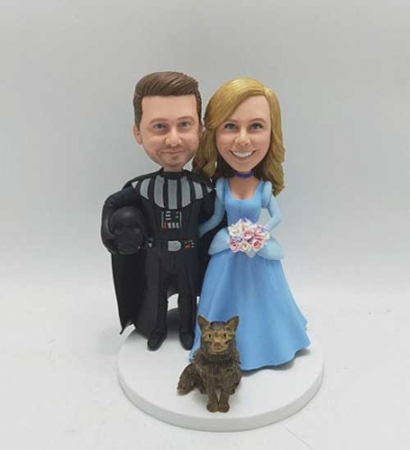 Custom wedding cake toppers from photos