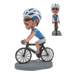 Custom Bobbleheads Biker with Helmet