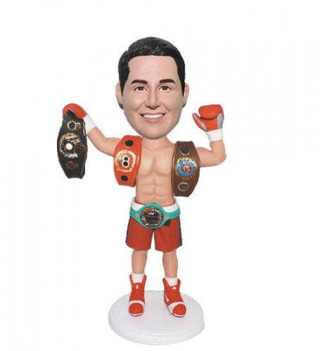 Bobblehead custom with Champion belt