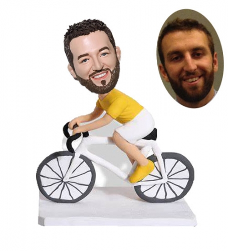 Biker Bobblehead Doll