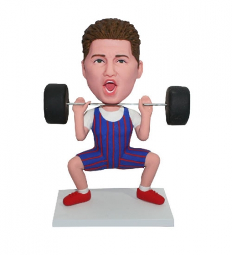 Bobbleheads Weightlifting Customized