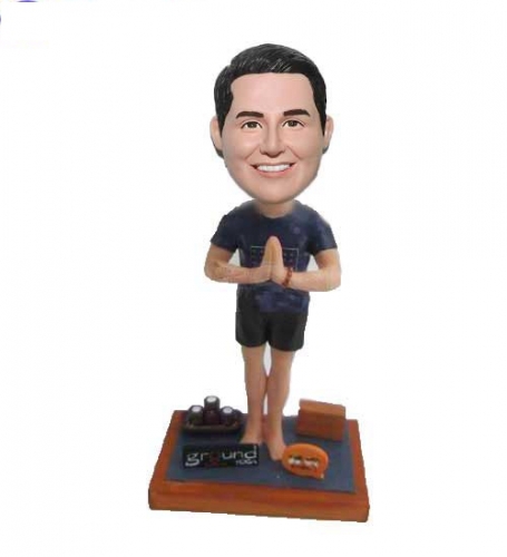 Personalized Bobblehead doll Yoga