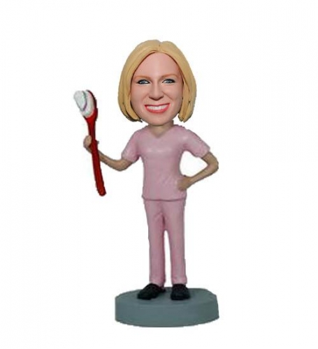 Dental Hygenist Bobbleheads Custom