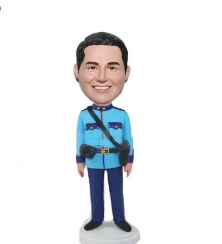 Personalized Bobblehead Policeman