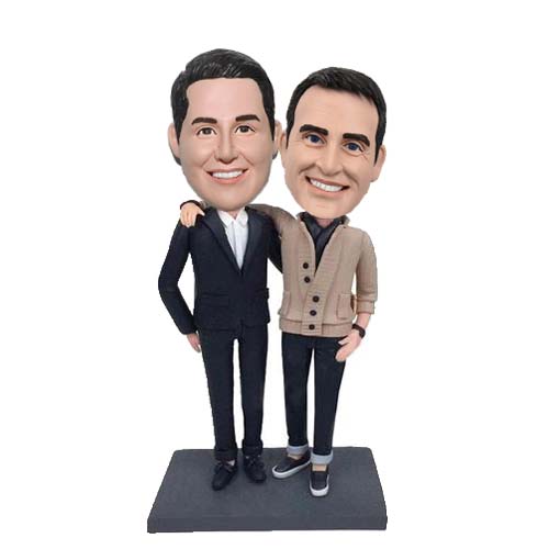 Bobbleheads for Two Men