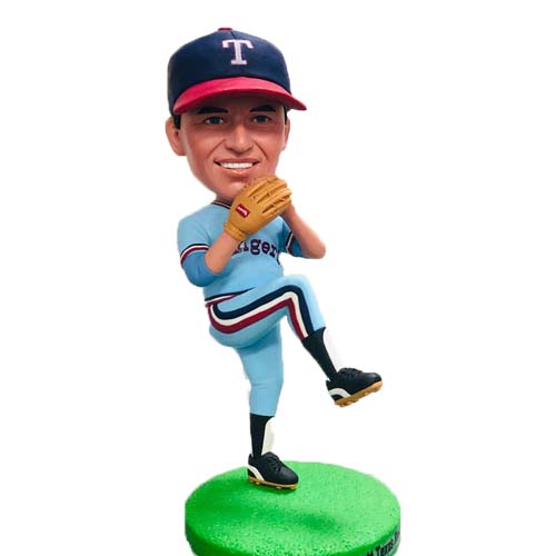 Custom bobbleheads for Baseball Pitcher