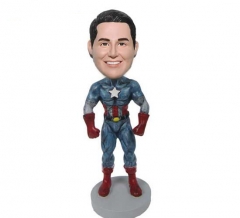 Custom Captain America bobblehead action figure