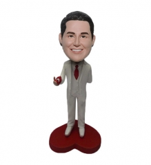 Custom groom Bobbleheads