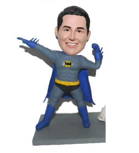 Personalized Batman bobblehead looks like you