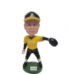 Personalized MLB baseball Pirates bobblehead