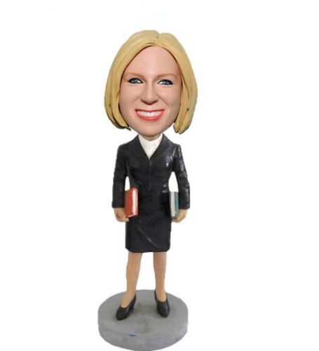 Teacher Bobblehead Custom for Professer with books